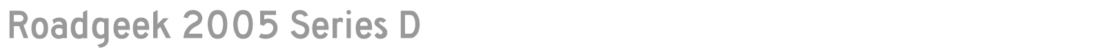 Roadgeek 2005 Series F font preview